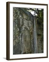 Buddha Image, Dhowa Rock Temple, Bandarawela, Sri Lanka, Asia-Jochen Schlenker-Framed Photographic Print