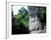 Buddha Image on the Cliff-null-Framed Photographic Print