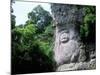 Buddha Image on the Cliff-null-Mounted Photographic Print