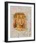 Buddha Image Painted on a Grave, Wat Si Saket, Vientiane, Laos-Gavriel Jecan-Framed Photographic Print