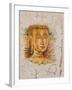 Buddha Image Painted on a Grave, Wat Si Saket, Vientiane, Laos-Gavriel Jecan-Framed Photographic Print