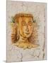 Buddha Image Painted on a Grave, Wat Si Saket, Vientiane, Laos-Gavriel Jecan-Mounted Photographic Print