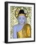 Buddha Image, Shwedagon Paya (Shwe Dagon Pagoda), Yangon (Rangoon), Myanmar (Burma)-Gavin Hellier-Framed Photographic Print