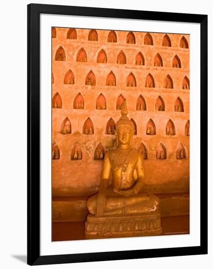 Buddha Images at Wat Si Saket, Vientiane, Laos-Gavriel Jecan-Framed Photographic Print