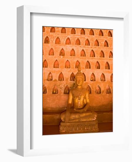 Buddha Images at Wat Si Saket, Vientiane, Laos-Gavriel Jecan-Framed Photographic Print