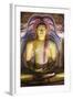 Buddha in Cave 3 (Great New Monastery)-Matthew Williams-Ellis-Framed Photographic Print