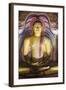 Buddha in Cave 3 (Great New Monastery)-Matthew Williams-Ellis-Framed Photographic Print