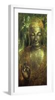 Buddha in Green l-Wei Ying-wu-Framed Art Print