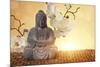Buddha in Meditation, Religious Concept-egal-Mounted Photographic Print