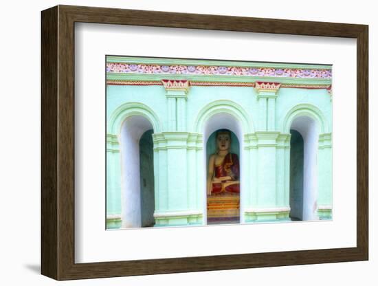 Buddha Inside a Cave Temples on Shwe Ba Hill on West Bank of Chindwin River, Myanmar-Alex Robinson-Framed Photographic Print