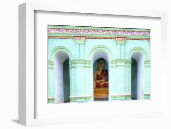 Buddha Inside a Cave Temples on Shwe Ba Hill on West Bank of Chindwin River, Myanmar-Alex Robinson-Framed Photographic Print