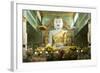 Buddha Inside a Temple on Sagaing Hill, Sagaing, Myanmar (Burma), Southeast Asia-Alex Robinson-Framed Photographic Print