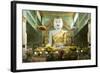 Buddha Inside a Temple on Sagaing Hill, Sagaing, Myanmar (Burma), Southeast Asia-Alex Robinson-Framed Photographic Print