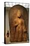 Buddha Maitreya. Stela Dated Between 489-495. Northern Wei Dynasty (386-534)-null-Stretched Canvas