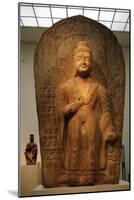 Buddha Maitreya. Stela Dated Between 489-495. Northern Wei Dynasty (386-534)-null-Mounted Giclee Print