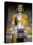 Buddha, Mindroling Monastery, Tibet, China-Ethel Davies-Stretched Canvas