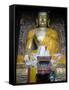 Buddha, Mindroling Monastery, Tibet, China-Ethel Davies-Framed Stretched Canvas