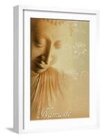 Buddha Namaste-Christine Ganz-Framed Art Print