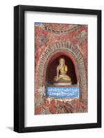 Buddha Offerings in Wall Niche-Stuart Black-Framed Photographic Print