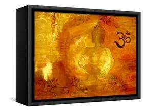 Buddha -Om I-Christine Ganz-Framed Stretched Canvas