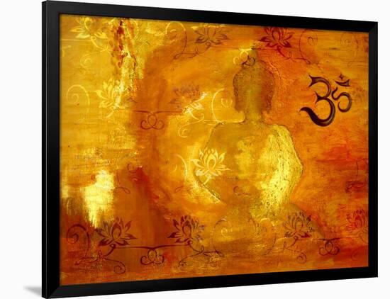 Buddha -Om I-Christine Ganz-Framed Art Print