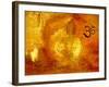 Buddha -Om I-Christine Ganz-Framed Art Print