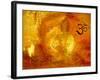 Buddha -Om I-Christine Ganz-Framed Art Print