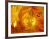 Buddha -Om I-Christine Ganz-Framed Art Print