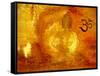 Buddha -Om I-Christine Ganz-Framed Stretched Canvas