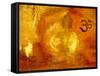 Buddha -Om I-Christine Ganz-Framed Stretched Canvas