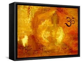 Buddha -Om I-Christine Ganz-Framed Stretched Canvas