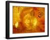 Buddha -Om I-Christine Ganz-Framed Art Print