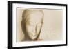 Buddha- Om mani padme hum-Christine Ganz-Framed Premium Giclee Print