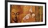 Buddha Panel I-Keith Mallett-Framed Giclee Print