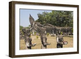 Buddha Park, Near Vientiane, Laos-Robert Harding-Framed Photographic Print