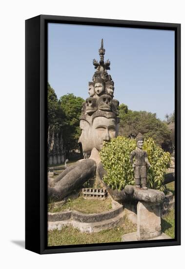 Buddha Park, Near Vientiane, Laos-Robert Harding-Framed Stretched Canvas