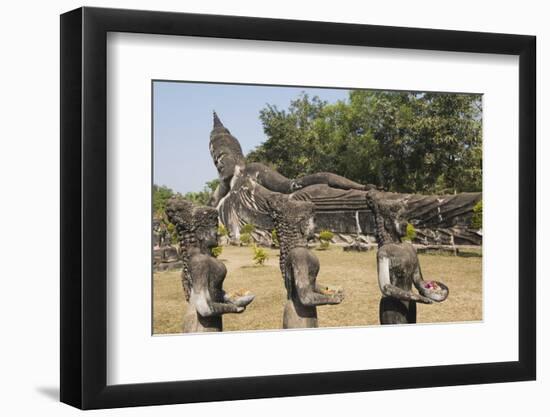 Buddha Park, Near Vientiane, Laos-Robert Harding-Framed Photographic Print