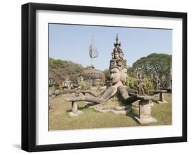 Buddha Park, Xieng Khuan, Vientiane, Laos, Indochina, Southeast Asia-Robert Harding-Framed Photographic Print
