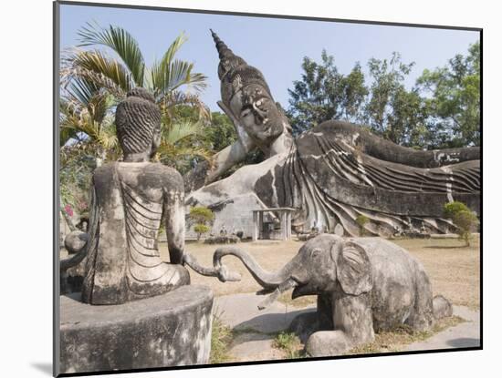 Buddha Park, Xieng Khuan, Vientiane, Laos, Indochina, Southeast Asia-Robert Harding-Mounted Photographic Print