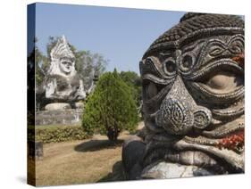 Buddha Park, Xieng Khuan, Vientiane, Laos, Indochina, Southeast Asia-Robert Harding-Stretched Canvas