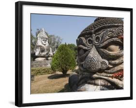 Buddha Park, Xieng Khuan, Vientiane, Laos, Indochina, Southeast Asia-Robert Harding-Framed Photographic Print