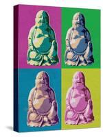 Buddha Pop-Art-null-Stretched Canvas