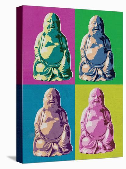 Buddha Pop-Art-null-Stretched Canvas