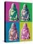 Buddha Pop-Art-null-Stretched Canvas