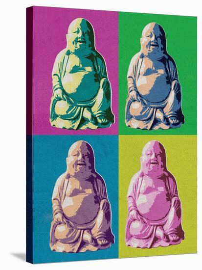 Buddha Pop-Art-null-Stretched Canvas