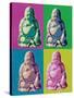 Buddha Pop-Art-null-Stretched Canvas