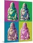 Buddha Pop-Art-null-Mounted Poster