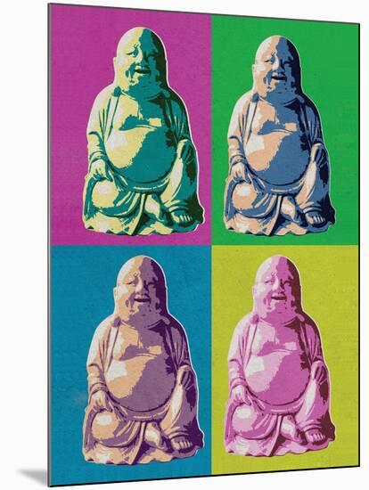 Buddha Pop-Art-null-Mounted Poster