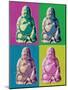 Buddha Pop-Art-null-Mounted Poster