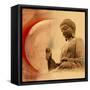 Buddha -Protection-Christine Ganz-Framed Stretched Canvas